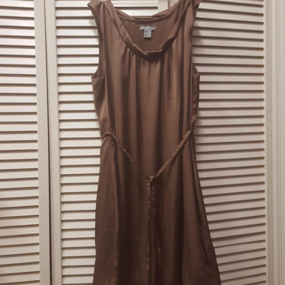 Bronze evening dress